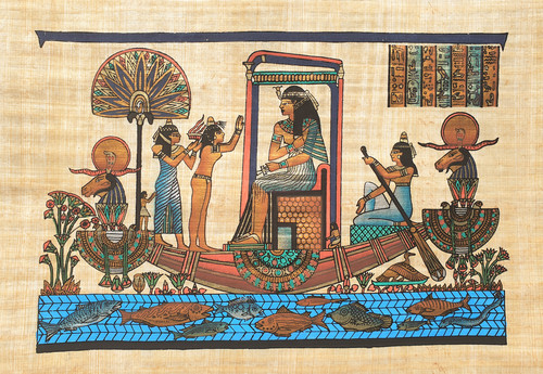 Egyptian papyrus art - egyptian,