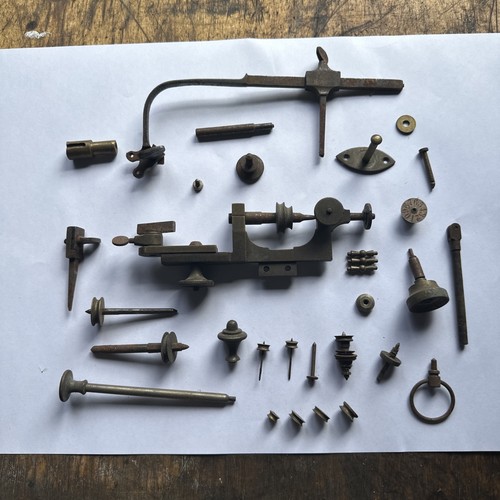 Antique watchmakers tool lot