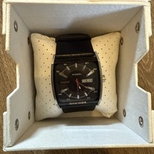 DIESEL DZ-1253 Men's Watch - 44mm Face - Quartz - Black Leather Strap - with box