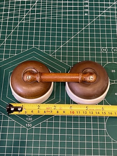 Antique toggle switch brass - antique,