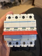 Hager SBR490 100A 4 Pole Main