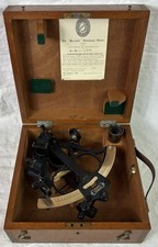 Vintage Heath & Co - London, Hezzanith Maritime Sextant, Navigation, Cased