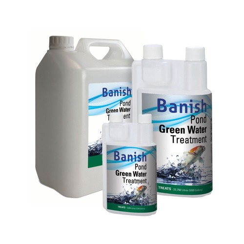 Banish pond green water - banish,