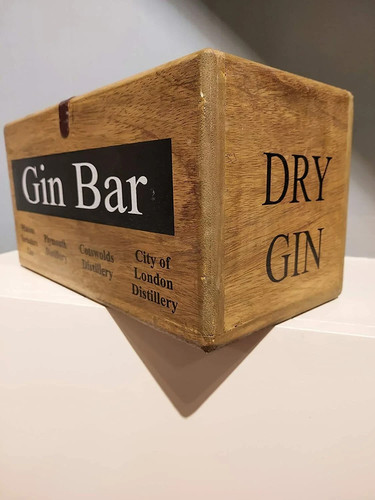 Vintage style gin bar wooden - vintage,