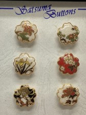 Kutani Satsuma Button Set
