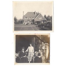 PURLEY ON THAMES Berkshire Views at Loidis House - 2x Vintage Photographs c1930