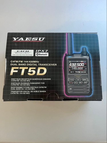 Yaesu ft5d c4fm 144 430mhz - c4fm, 5w