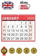 2026 A4  to View Wall Planner