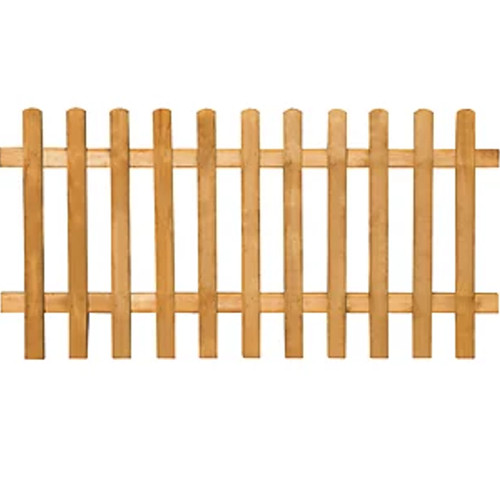 Wooden picket fence - wooden, x