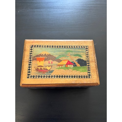 Vintage japanese yosegi puzzle - japanese,
