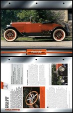Packard Single 6 - 1923 - Sports Atlas Dream Cars Fact File Card