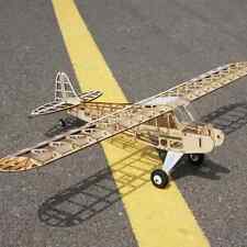 J3  Model Aircraft Balsa Wood Practice Machine Fixed Wing Plane Kit w/Skin 