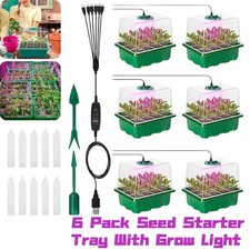 6PCS Seed Starter Kit with LED