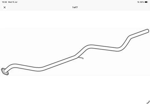 Centre exhaust pipe for - centre,