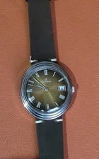 Rare Edox Disco Volante Swiss Precision Roman Dial Men's Watch 422-5200