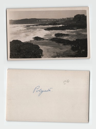 Vintage photograph polzeath - vintage,