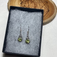 Peridot Crystal Silver 925