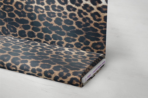 Brown leopard fabric animal - leopard,