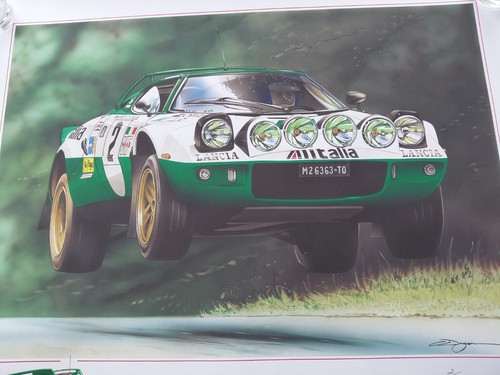 Lancia stratos print - stratos, by