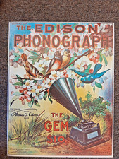 The Edison Phonograph The Gem
