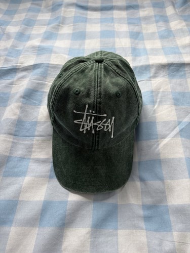 Dark green stussy cap - cap, with