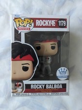 Funko Pop! Movies Rocky Balboa #1179 + Pop Protector 45th Anniversary