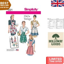 Simplicity 1940s Vintage Apron