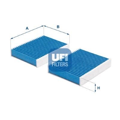Ufi cabin pollen air filter - air,