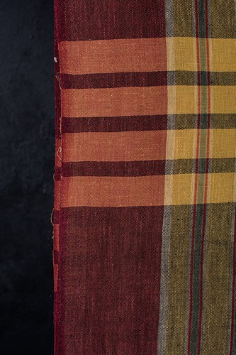 Vintage japanese cotton plaid - vintage,
