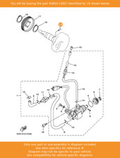 YAMAHA Pin, Dowel, 93603-12827