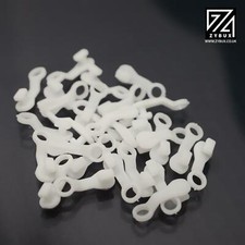 50 Nova Deluxe For Swish Curtain Hooks Runners White Curtain Track Rail Gliders