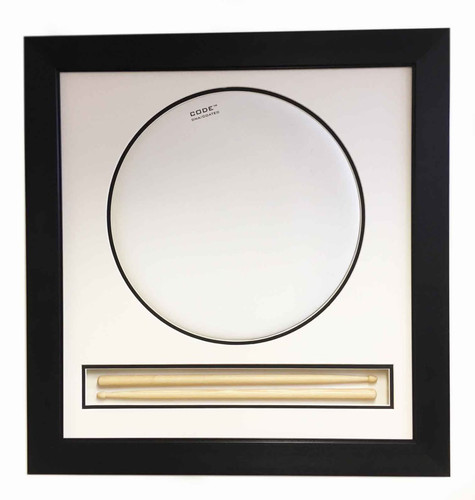 Drum head frame with - head,