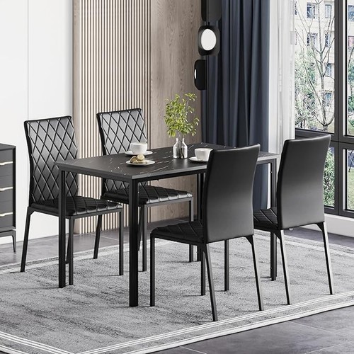 Dining table and chairs - dining,