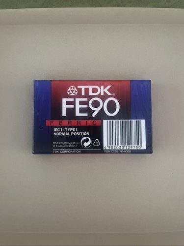 Tdk fe90 audio cassette - tdk,
