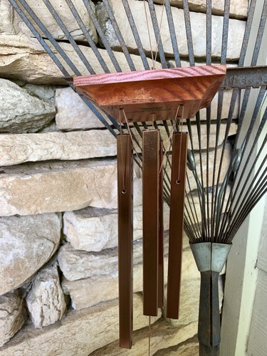 Woodstock wind chime bronze