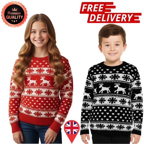 Kids christmas jumper unisex - christmas,