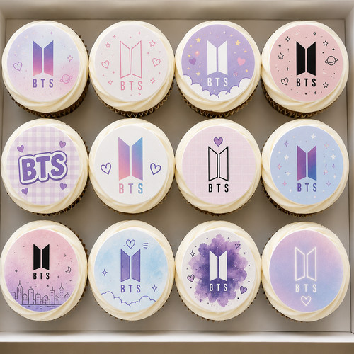 Bts kpop edible wafer - bts,,