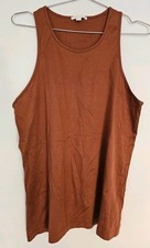 COS Rust  100% Cotton Tank Top