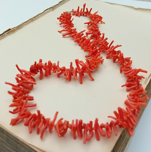 Vintage branch stick - vintage, coral