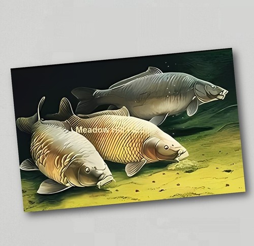 Fridge magnet common - magnet, carp