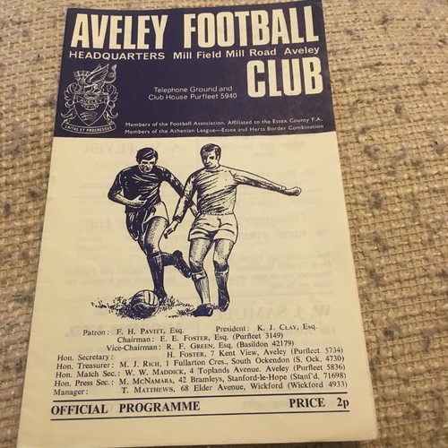 Aveley walthamstow avenue - aveley,