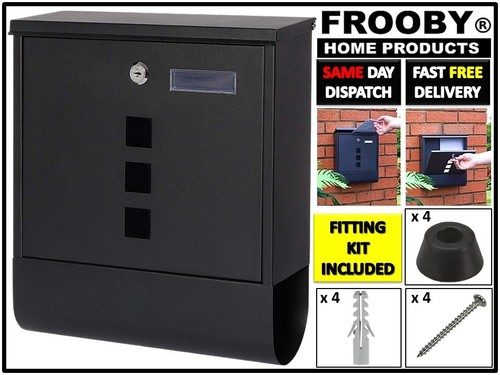 Large lockable mailbox postbox - large,