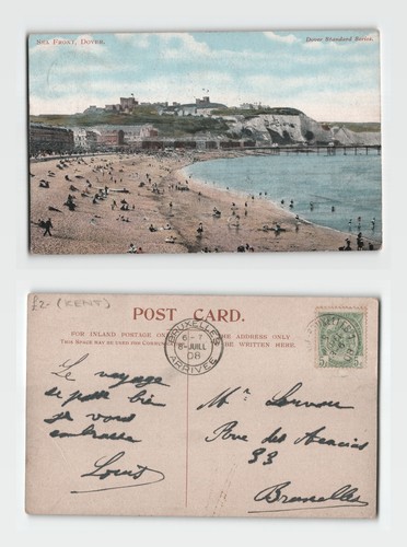 Postcard sea front dover - postcard,