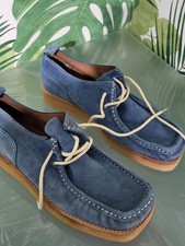 Vintage Clarks Blue Suede