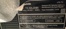 Panasonic 32lzd85 lcd - tx-32lzd85,