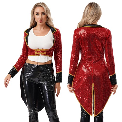 Womens shiny sequin - shiny, circus