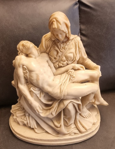 Resin michaelangelo pieta - resin, michaelangelo's