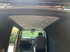 Grey stretch suede camper van - suede,