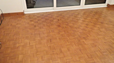 Vintage Parquet Flooring, Solid Wood Blocks (1960s, Golden Brown), (Lifted) Used