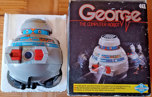 Vintage george compurobot - george,